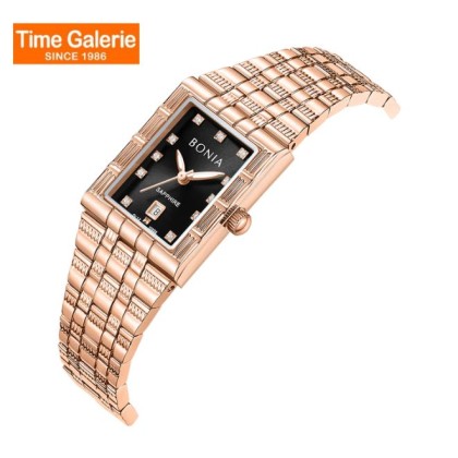 Bonia Elegance BNB10925-2537 Black Dial Stainless Steel Women Watch Bonia Elegance BNB10925-2537 Black Dial Stainless Steel Women Watch
