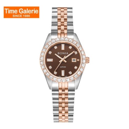 Bonia Noble Elegance BNB10553-6647S Brown Dial Stainless Steel Women Watch Bonia Noble Elegance BNB10553-6647S Brown Dial Stainless Steel Women Watch
