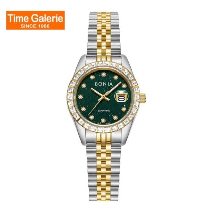 Bonia Noble Elegance BNB10553-4197S Green Dial Stainless Steel Women Watch Bonia Noble Elegance BNB10553-4197S Green Dial Stainless Steel Women Watch