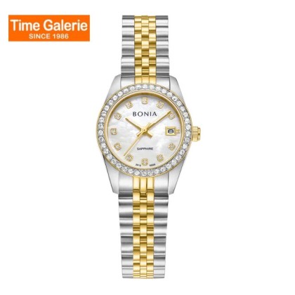 Bonia Noble Elegance BNB10550-7157S White Dial Stainless Steel Women Watch