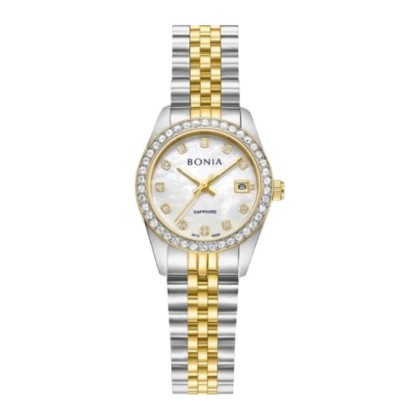 Bonia Noble Elegance BNB10550-7157S White Dial Stainless Steel Women Watch