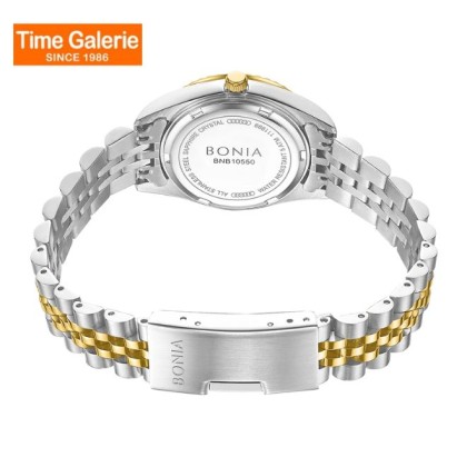 Bonia Noble Elegance BNB10550-6157 White Dial Stainless Steel Women Watch