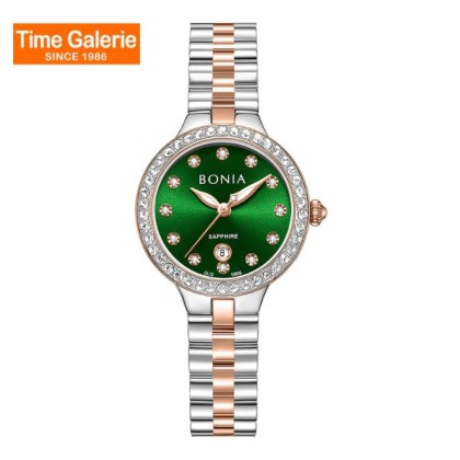 Bonia Elegance BNB10909-2697S Green Dial Stainless Steel Women Watch Bonia Elegance BNB10909-2697S Green Dial Stainless Steel Women Watch