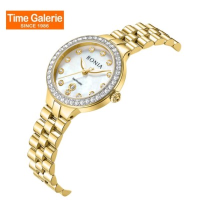 Bonia Elegance BNB10909-2257S White Dial Stainless Steel Women Watch Bonia Elegance BNB10909-2257S White Dial Stainless Steel Women Watch