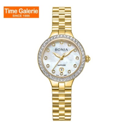 Bonia Elegance BNB10909-2257S White Dial Stainless Steel Women Watch Bonia Elegance BNB10909-2257S White Dial Stainless Steel Women Watch
