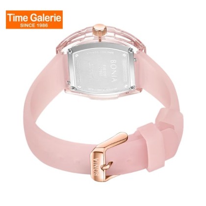 Bonia Contemporary BNB10881-2977 Pink Silicone Women Watch Bonia Contemporary BNB10881-2977 Pink Silicone Women Watch