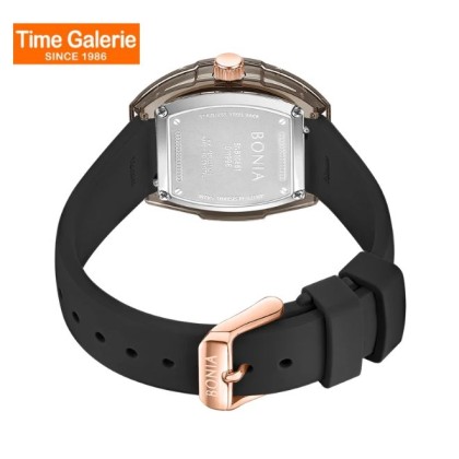 Bonia Contemporary BNB10881-2937 Black Silicone Women Watch Bonia Contemporary BNB10881-2937 Black Silicone Women Watch