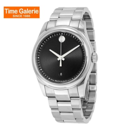 Movado MW-0606481 Black Dial Stainless Steel Men Watch Movado MW-0606481 Black Dial Stainless Steel Men Watch