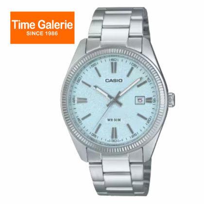 Casio MTP-1302DA-2A2V Date Display Blue Dial Stainless Steel Strap Analog Men Watch Casio MTP-1302DA-2A2V Date Display Blue Dial Stainless Steel Strap Analog Men Watch