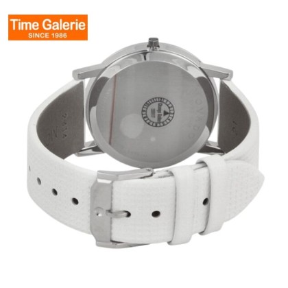 Movado MW-0606019 White Leather Strap Women Watch