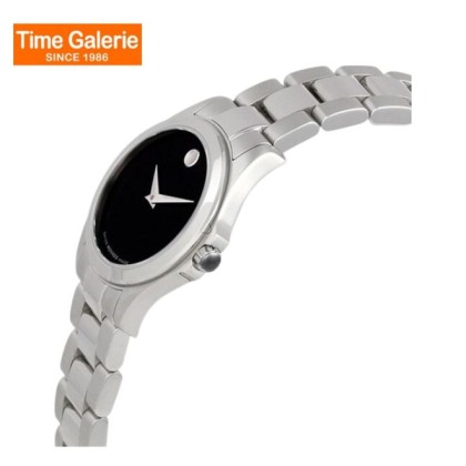 Movado MW-0605747 Black Dial Stainless Steel Women Watch