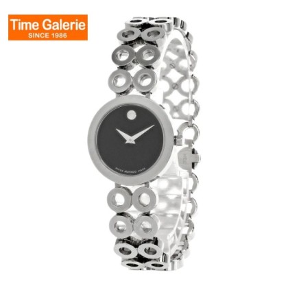 Movado MW-0605776 Black Dial Stainless Steel Bracelet Women Watch