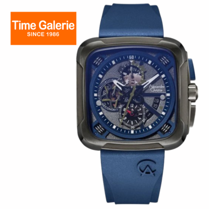 Alexandre Christie ALCW6577MCRIGBABU Chronograph Blue Rubber Strap Men Watch Alexandre Christie ALCW6577MCRIGBABU Chronograph Blue Rubber Strap Men Watch