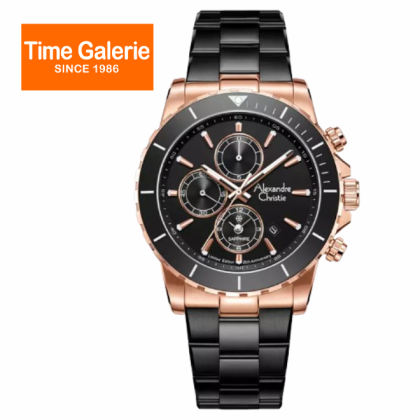 Alexandre Christie ALCW6141 XXVMBRBA 25th Anniversary Black Dial + Extra Strap Limited Edition Analog Men Watch Alexandre Christie ALCW6141 XXVMBRBA 25th Anniversary Black Dial + Extra Strap Limited Edition Analog Men Watch