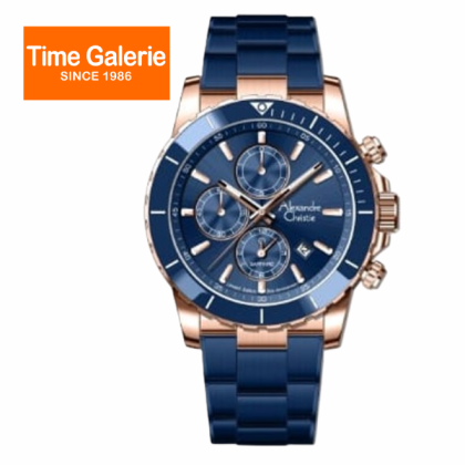 Alexandre Christie ALCW6141XXVMURBU 25th Anniversary Blue Dial + Extra Strap Limited Edition Analog Men Watch Alexandre Christie ALCW6141XXVMURBU 25th Anniversary Blue Dial + Extra Strap Limited Edition Analog Men Watch