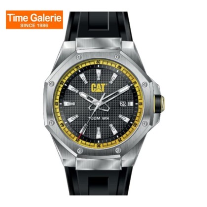 CAT Hexline AW.141.21.127 Black Dial Silicone Strap Men Watch CAT Hexline AW.141.21.127 Black Dial Silicone Strap Men Watch