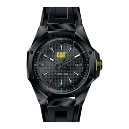 CAT Hexline AW.161.21.121 Black Dial Silicone Strap Men Watch CAT Hexline AW.161.21.121 Black Dial Silicone Strap Men Watch