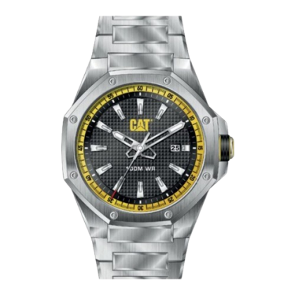 CAT Hexline AW.141.11.127 Black Dial Stainless Steel Men Watch CAT Hexline AW.141.11.127 Black Dial Stainless Steel Men Watch