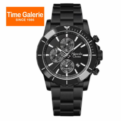 Alexandre Christie ALCW6141XXVMIPBA Black Dial Stainless Steel Analog Men Watch Alexandre Christie ALCW6141XXVMIPBA Black Dial Stainless Steel Analog Men Watch