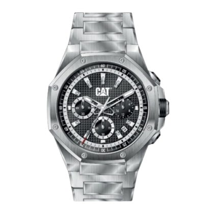 CAT Hexline Chrono AW.143.11.122 Black Dial Stainless Steel Men Watch CAT Hexline Chrono AW.143.11.122 Black Dial Stainless Steel Men Watch