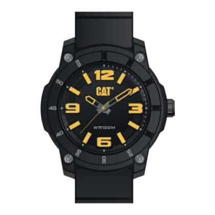 CAT Strynox LY.140.21.137 Black Silicone Strap Men Watch CAT Strynox LY.140.21.137 Black Silicone Strap Men Watch