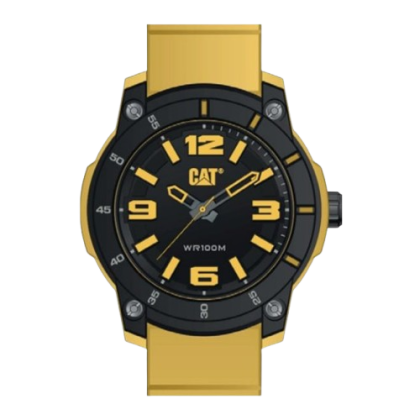 CAT Strynox LY.170.27.137 Yellow Silicone Strap Men Watch CAT Strynox LY.170.27.137 Yellow Silicone Strap Men Watch