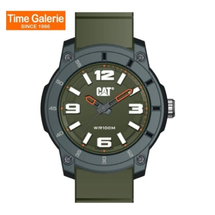 CAT Strynox LY.140.23.332 Green Silicone Strap Men Watch CAT Strynox LY.140.23.332 Green Silicone Strap Men Watch