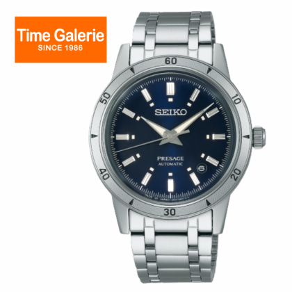 Seiko Presage Style60’s SEIWSRPL07J1 Blue Dial Stainless Steel Bracelet Analog Men Watch Seiko Presage Style60’s SEIWSRPL07J1 Blue Dial Stainless Steel Bracelet Analog Men Watch