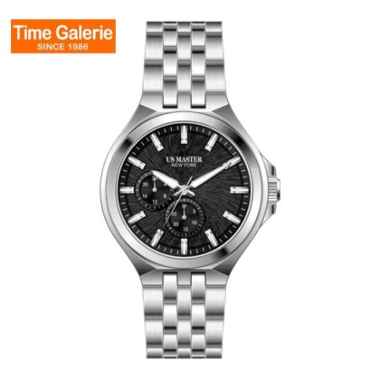 U.S Master Polo Club USM-EI03-SL-BK Black Dial Stainless Steel Men Watch U.S Master Polo Club USM-EI03-SL-BK Black Dial Stainless Steel Men Watch