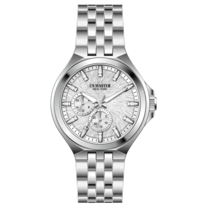 U.S Master Polo Club USM-EI03-SL-WE Silver Dial Stainless Steel Men Watch U.S Master Polo Club USM-EI03-SL-WE Silver Dial Stainless Steel Men Watch