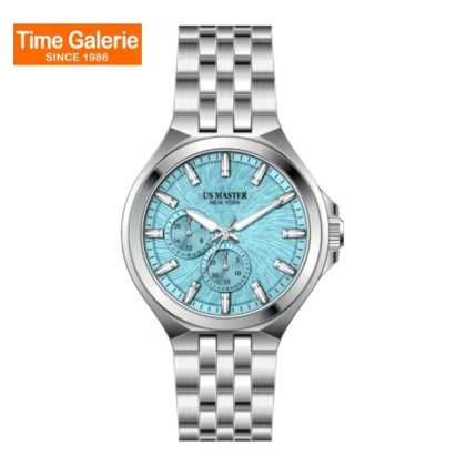 U.S Master Polo Club USM-EI03-SL-LB Light Blue Dial Stainless Steel Men Watch U.S Master Polo Club USM-EI03-SL-LB Light Blue Dial Stainless Steel Men Watch