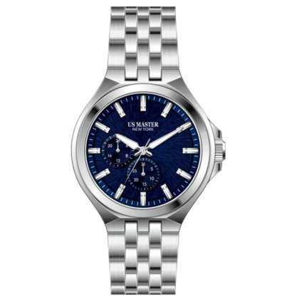 U.S Master Polo Club USM-EI03-SL-BU Light Blue Dial Stainless Steel Men Watch U.S Master Polo Club USM-EI03-SL-BU Light Blue Dial Stainless Steel Men Watch