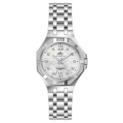 Paris Polo Club PPC-EI03-SL-WE White Dial Stainless Steel Women Watch Paris Polo Club PPC-EI03-SL-WE White Dial Stainless Steel Women Watch