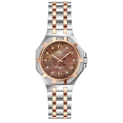 Paris Polo Club PPC-EI03-SR-BR Light Brown Dial Stainless Steel Women Watch Paris Polo Club PPC-EI03-SR-BR Light Brown Dial Stainless Steel Women Watch