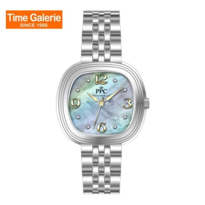 Paris Polo Club PPC-EI08-SL-LB Elegant Mother of Pearl Light Blue Dial Women Watch Paris Polo Club PPC-EI08-SL-LB Elegant Mother of Pearl Light Blue Dial Women Watch
