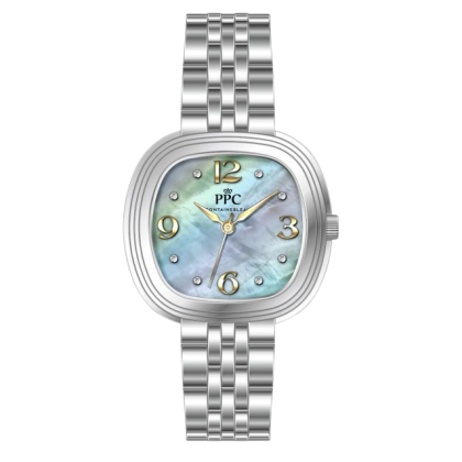 Paris Polo Club PPC-EI08-SL-LB Elegant Mother of Pearl Light Blue Dial Women Watch Paris Polo Club PPC-EI08-SL-LB Elegant Mother of Pearl Light Blue Dial Women Watch