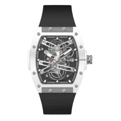 U.S Master Polo Club USM-DK09-TP-BK-BK Black Silicone Strap Men Watch