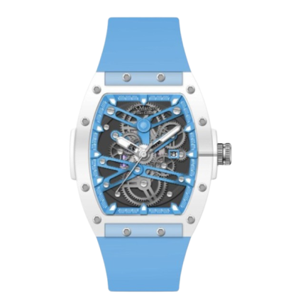 U.S Master Polo Club USM-DK09-TP-BK-LB Blue Silicone Strap Men Watch U.S Master Polo Club USM-DK09-TP-BK-LB Blue Silicone Strap Men Watch