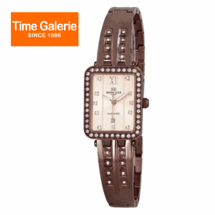 ROSCANI ROSWE710G9 SAPPHIRE CRYSTAL 23X28MM DATE DISPLAY BROWN STAINLESS STEEL STRAP ANALOG WOMEN WATCH ROSCANI ROSWE710G9 SAPPHIRE CRYSTAL 23X28MM DATE DISPLAY BROWN STAINLESS STEEL STRAP ANALOG WOMEN WATCH
