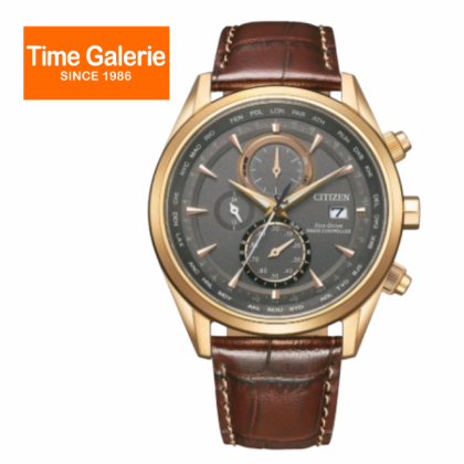 Citizen AT8263-10H Radio-controlled Chronograph 43mm Brown Leather Band Analog Men Watch Citizen AT8263-10H Radio-controlled Chronograph 43mm Brown Leather Band Analog Men Watch