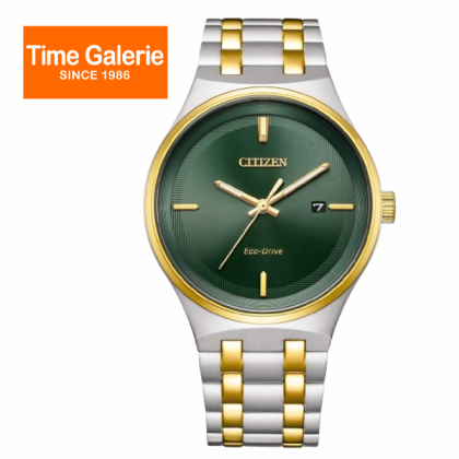 Citizen Eco-Drive BM7654-57X 40mm Silver-Gold Stainless Steel Bracelet Analog Men Watch Citizen Eco-Drive BM7654-57X 40mm Silver-Gold Stainless Steel Bracelet Analog Men Watch