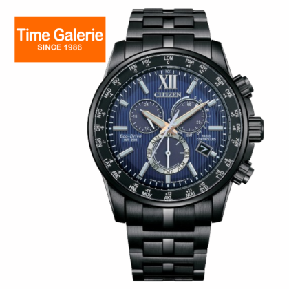 Citizen Eco-Drive CB5885-85L Chronograph 42.6mm Black Stainless Steel Analog Men Watch Citizen Eco-Drive CB5885-85L Chronograph 42.6mm Black Stainless Steel Analog Men Watch