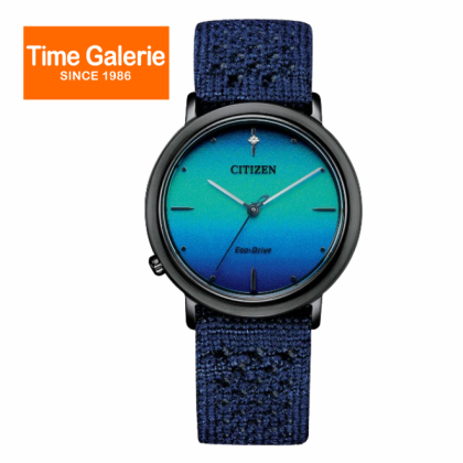 Citizen EM1005-42L 34mm Blue ECOPET® Knitted Strap Analog Women Watch Citizen EM1005-42L 34mm Blue ECOPET® Knitted Strap Analog Women Watch