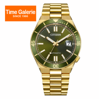 Citizen NJ0232-53X Automatic 40mm Date Display Gold Stainless Steel Analog Men Watch Citizen NJ0232-53X Automatic 40mm Date Display Gold Stainless Steel Analog Men Watch