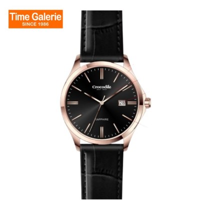 Crocodile CRDW5895.128 Black Dial Leather Strap Men Watch Crocodile CRDW5895.128 Black Dial Leather Strap Men Watch