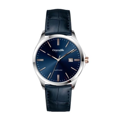 Crocodile CRDW5892.158 Blue Dial Leather Strap Men Watch