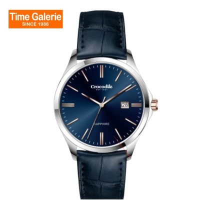 Crocodile CRDW5892.158 Blue Dial Leather Strap Men Watch