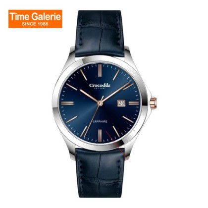Crocodile CRDW5892.358 Blue Dial Leather Strap Women Watch Crocodile CRDW5892.358 Blue Dial Leather Strap Women Watch