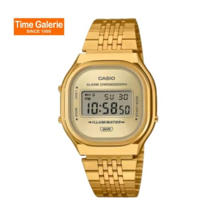 Casio Vintage A140WEG-9A Digital Stainless Steel Band Unisex Watch
