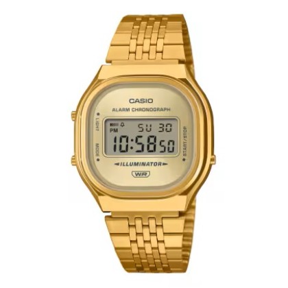 Casio Vintage A140WEG-9A Digital Stainless Steel Band Unisex Watch